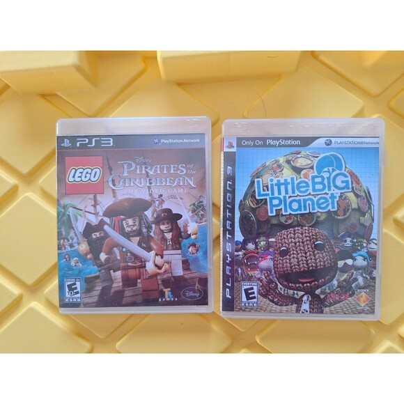 Lot Of 2 PS3 Video Games - Lego Disney Little big Planet - Picture 1 of 5
